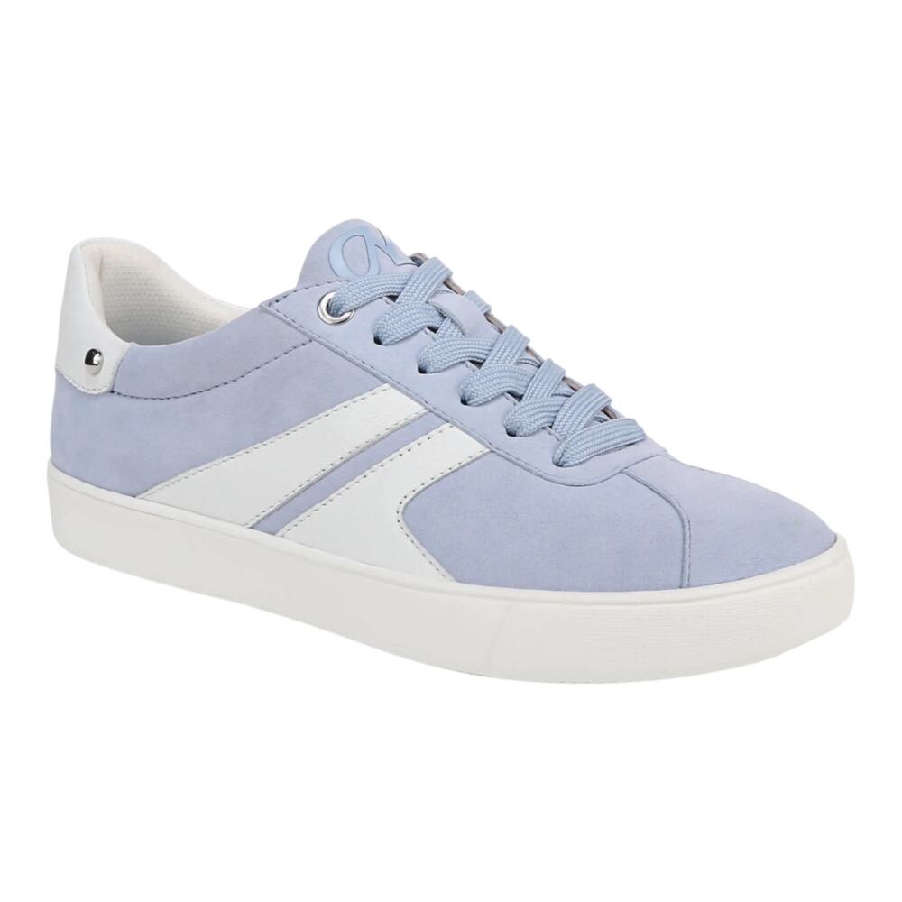 Naturalizer Women's Medina Suede Round Toe Lace Up Sneakers Blue White Size 8